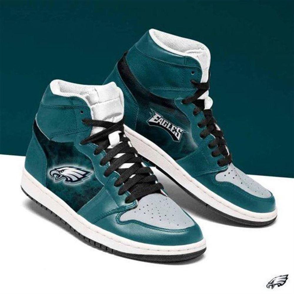JWFancy Philadelphia Eagles AJ1 High Sneakers Shoes For Men And Women
