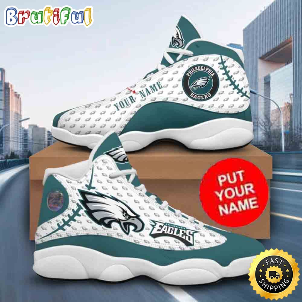 JWFancy Philadelphia Eagles AJ13 Sneakers Shoes For Men And Women