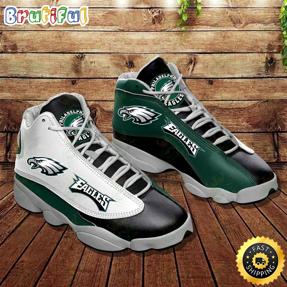 JWFancy Philadelphia Eagles AJ13 Sneakers Shoes For Men And Women
