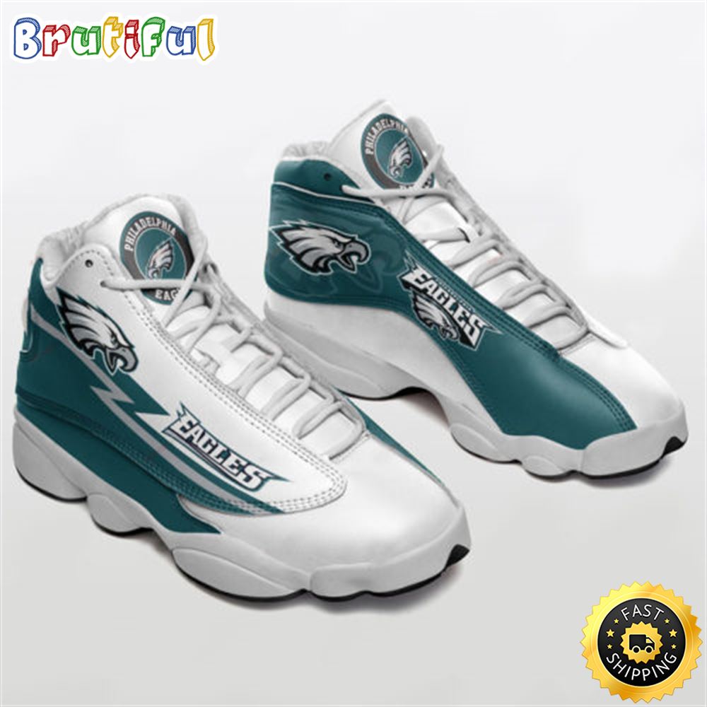 JWFancy Philadelphia Eagles AJ13 Sneakers Shoes For Men And Women