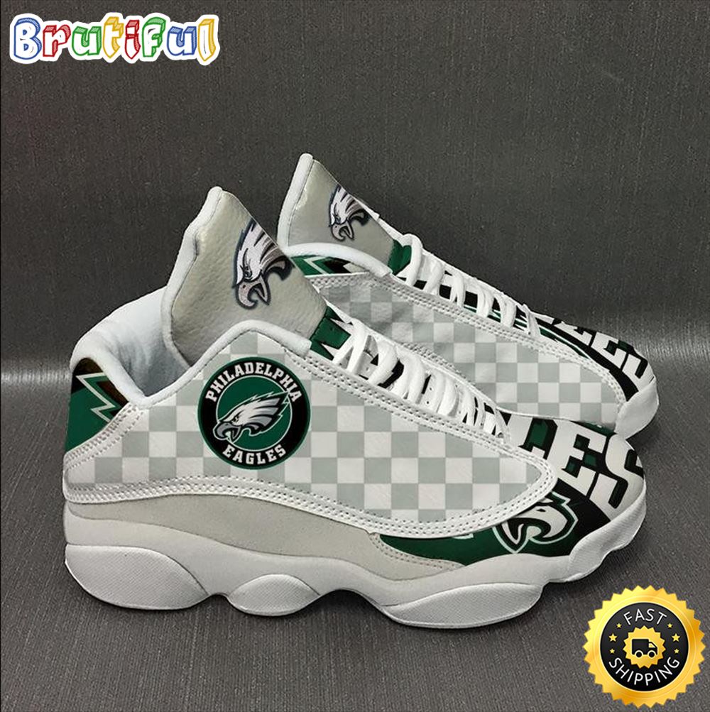 JWFancy Philadelphia Eagles AJ13 Sneakers Shoes For Men And Women
