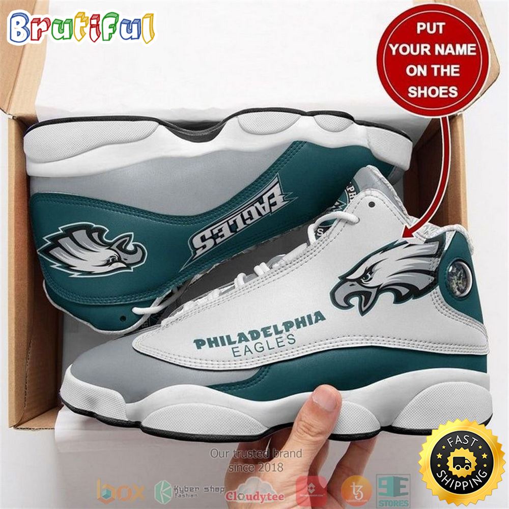 JWFancy Philadelphia Eagles  AJ13 Sneakers Shoes For Men And Women