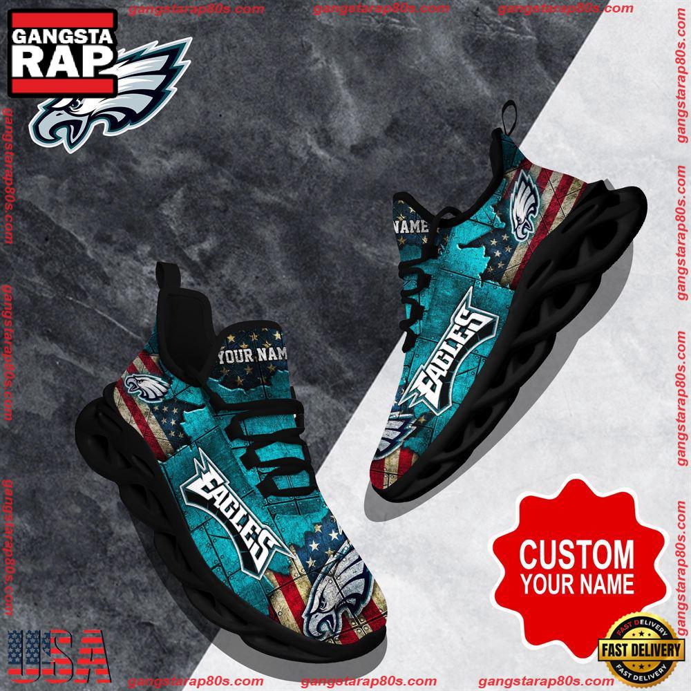 JWFancy Philadelphia Eagles Max Soul Shoes Sneakers For Men And Women