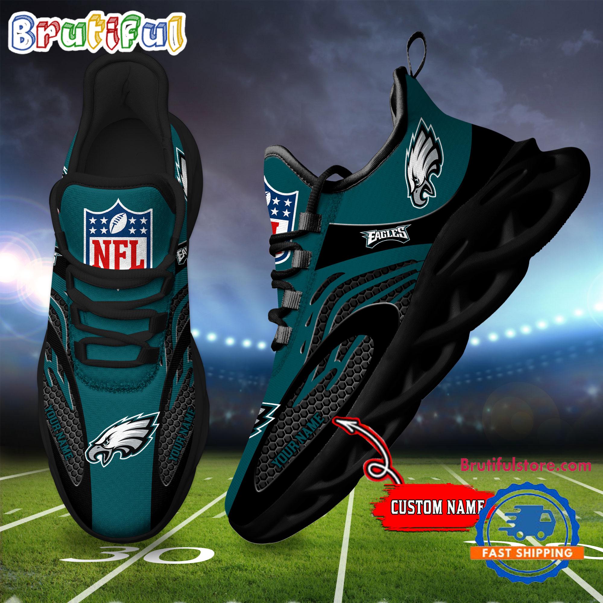 JWFancy Philadelphia Eagles Max Soul Shoes Sneakers For Men And Women