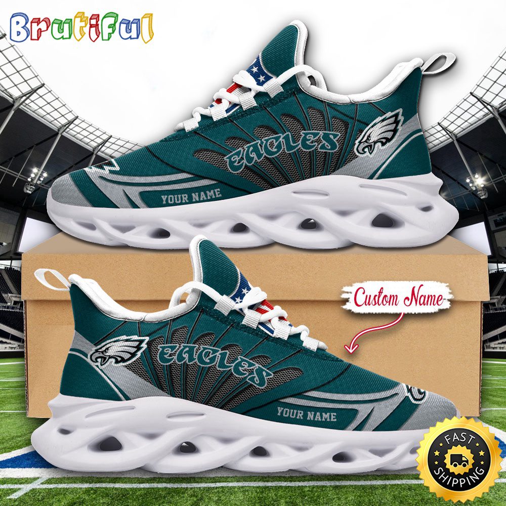 JWFancy Philadelphia Eagles Max Soul Shoes Sneakers For Men And Women