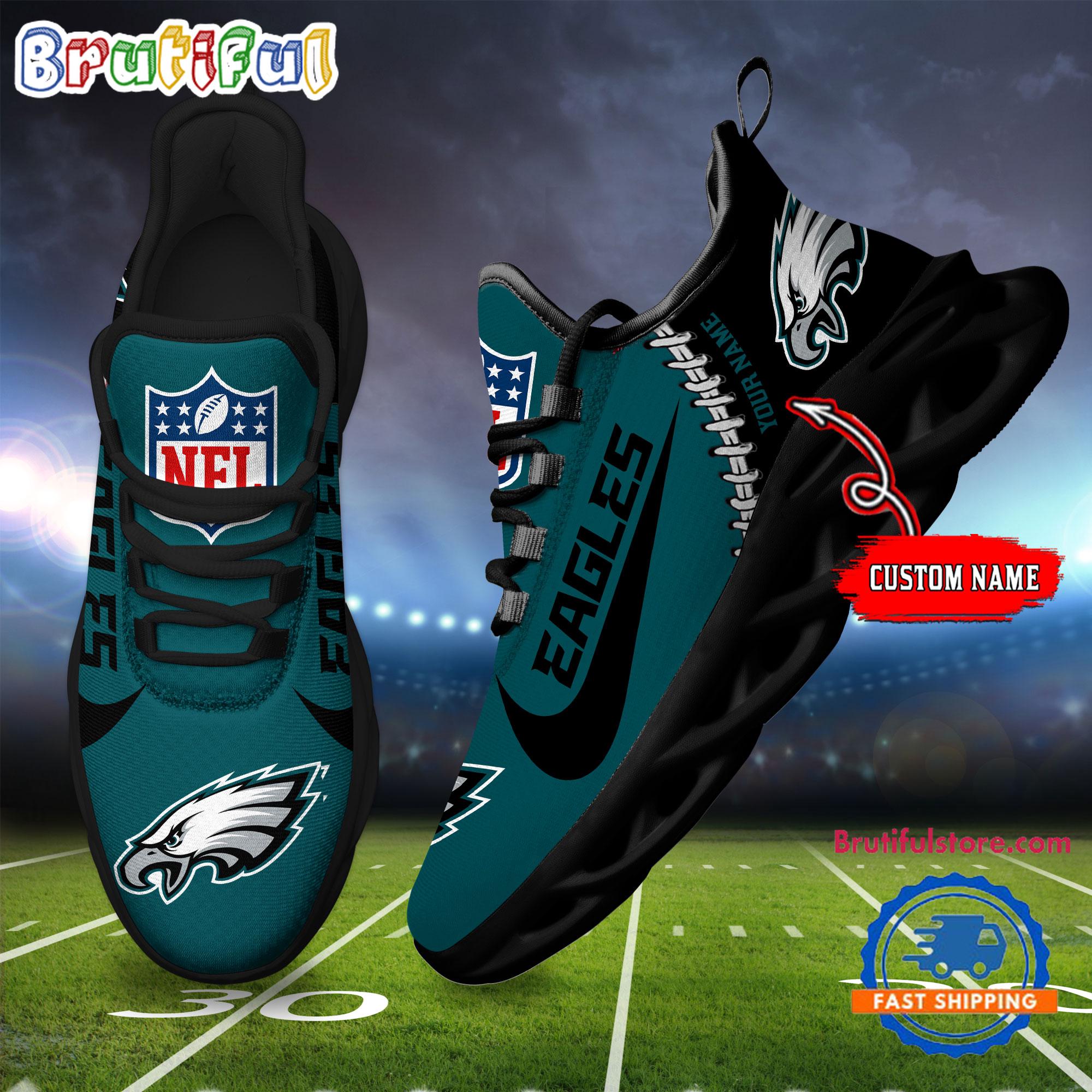 JWFancy Philadelphia Eagles Max Soul Shoes Sneakers For Men And Women