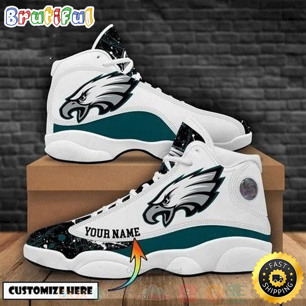 JWFancy Philadelphia Eagless AJ13 Sneakers Shoes For Men And Women