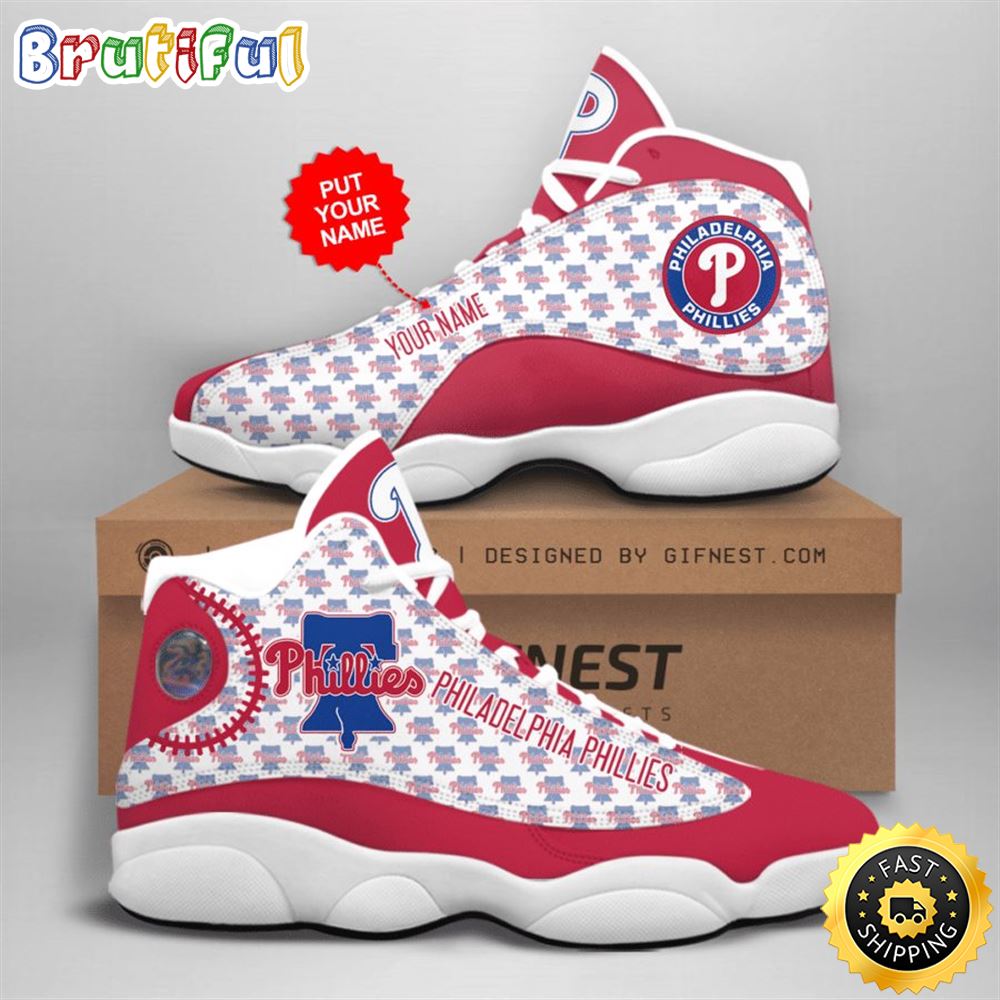 JWFancy Philadelphia Phillies AJ13 Sneakers Shoes For Men And Women