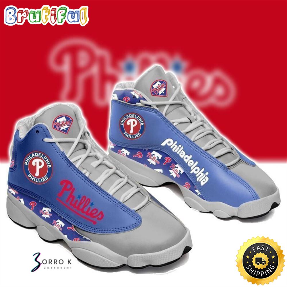JWFancy Philadelphia Phillies AJ13 Sneakers Shoes For Men And Women