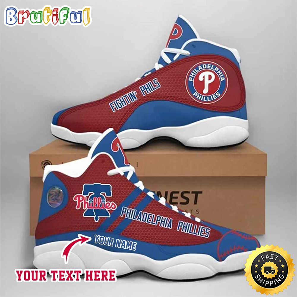 JWFancy Philadelphia Phillies AJ13 Sneakers Shoes For Men And Women
