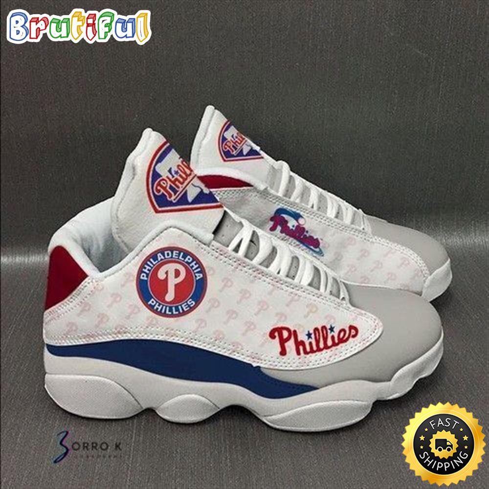 JWFancy Philadelphia Phillies AJ13 Sneakers Shoes For Men And Women