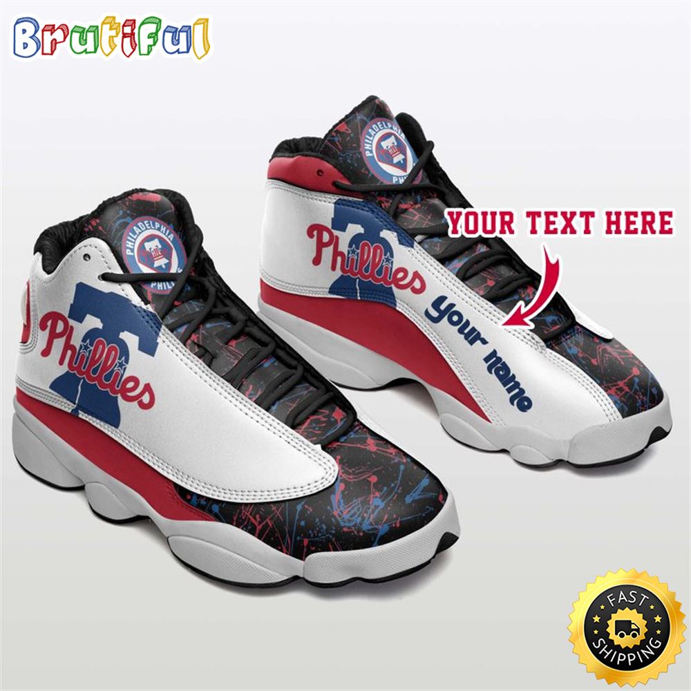 JWFancy Philadelphia Phillies AJ13 Sneakers Shoes For Men And Women
