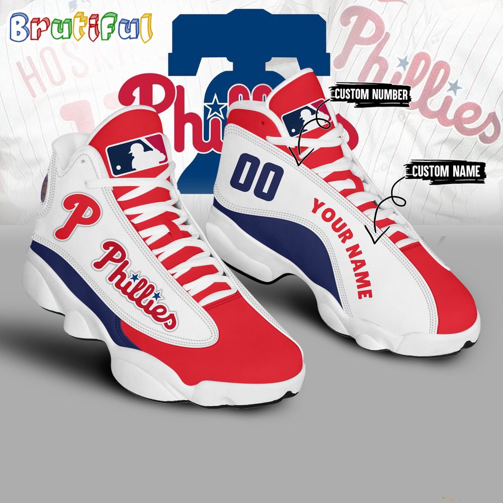 JWFancy Philadelphia Phillies AJ13 Sneakers Shoes For Men And Women