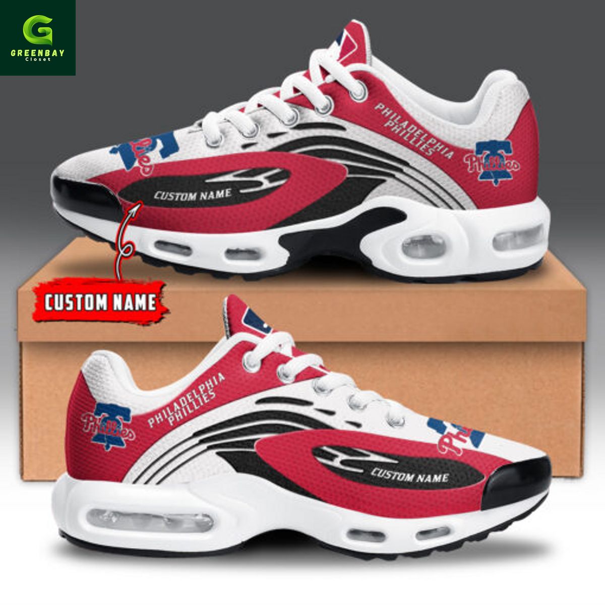 JWFancy Philadelphia Phillies TN Shoes Sneakers For Men And Women
