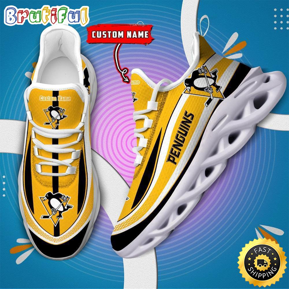 JWFancy Pittsburgh Penguins Max Soul Shoes Sneakers For Men And Women