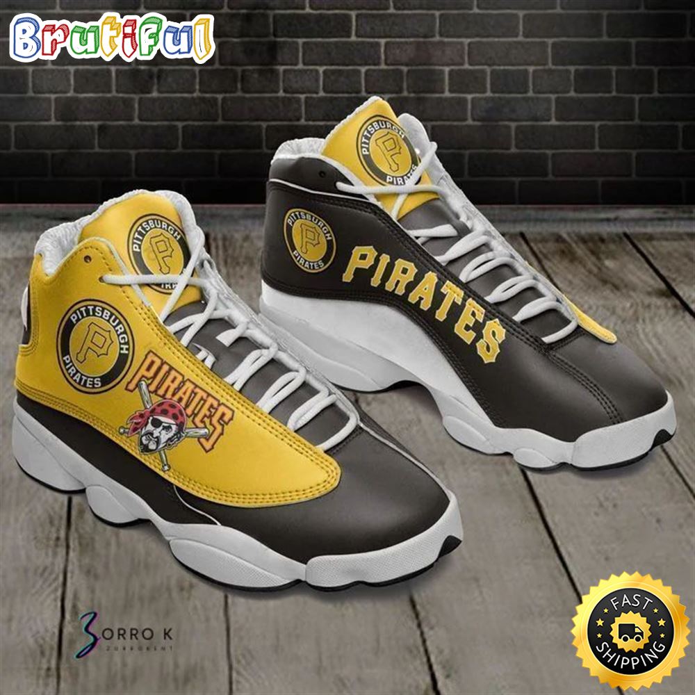 JWFancy Pittsburgh Pirates AJ13 Sneakers Shoes For Men And Women