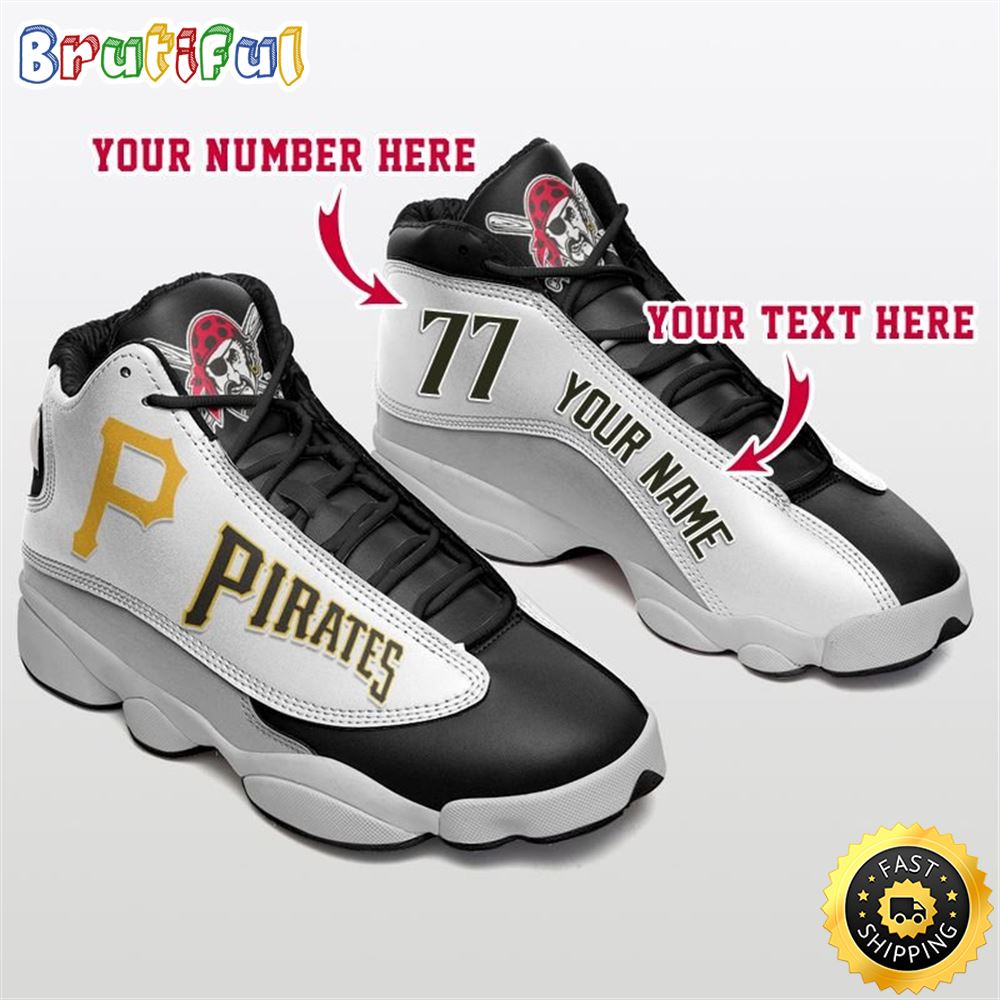 JWFancy Pittsburgh Pirates AJ13 Sneakers Shoes For Men And Women