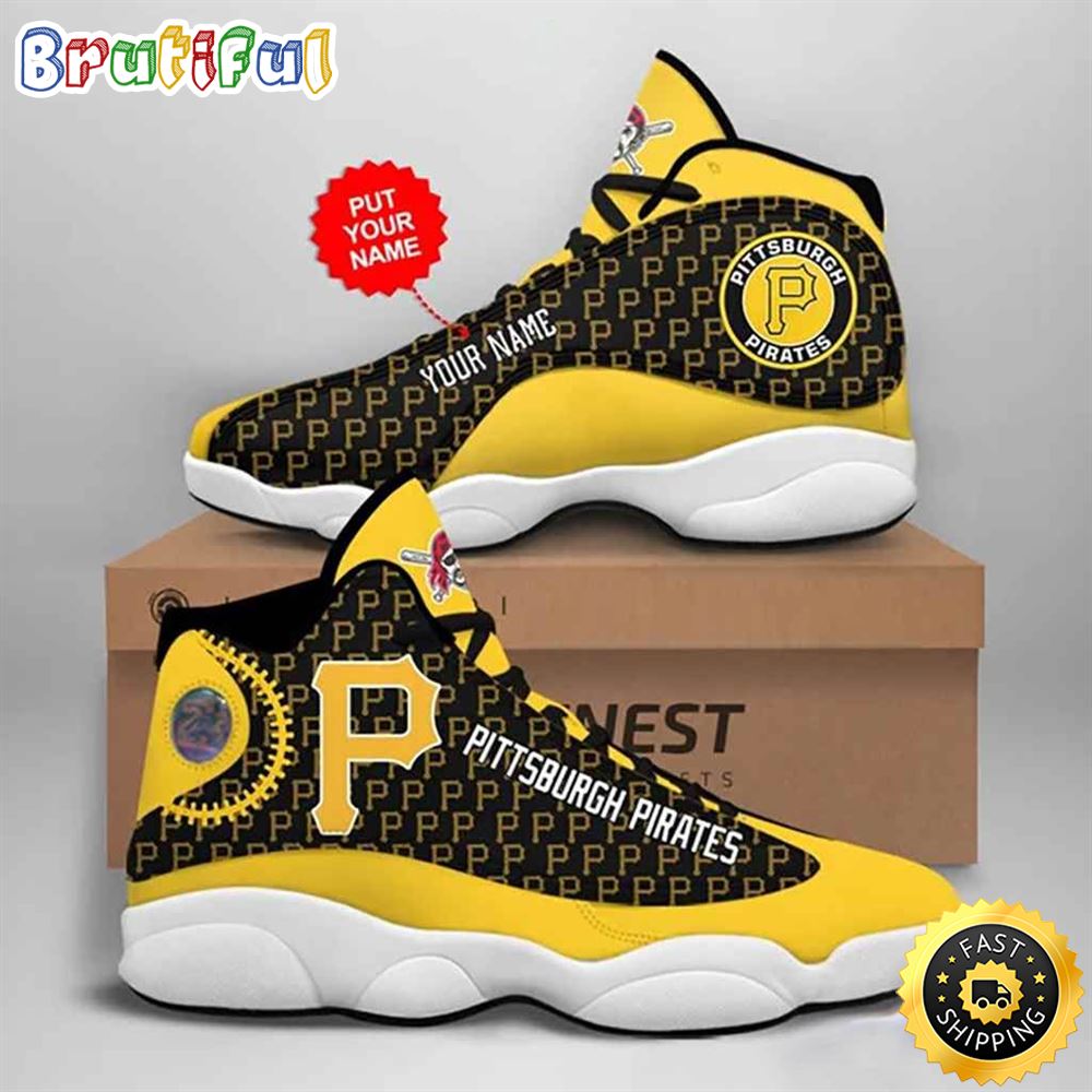JWFancy Pittsburgh Pirates AJ13 Sneakers Shoes For Men And Women