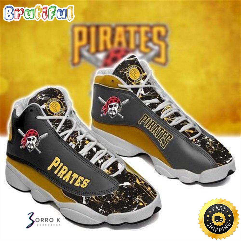 JWFancy Pittsburgh Pirates AJ13 Sneakers Shoes For Men And Women