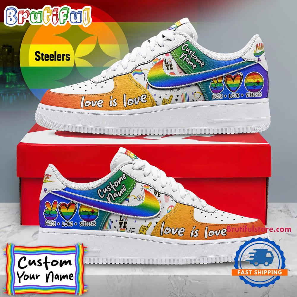 JWFancy Pittsburgh Steelers Air Low-Top Sneakers Shoes For Men And Women