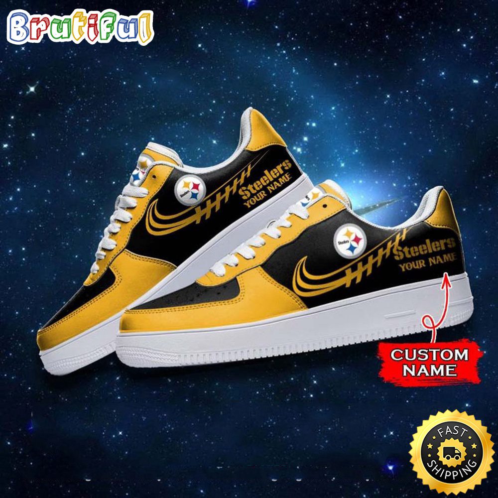 JWFancy Pittsburgh Steelers Air Low-Top Sneakers Shoes For Men And Women