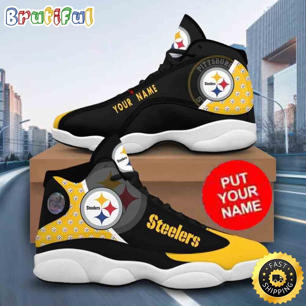 JWFancy Pittsburgh Steelers AJ13 Sneakers Shoes For Men And Women