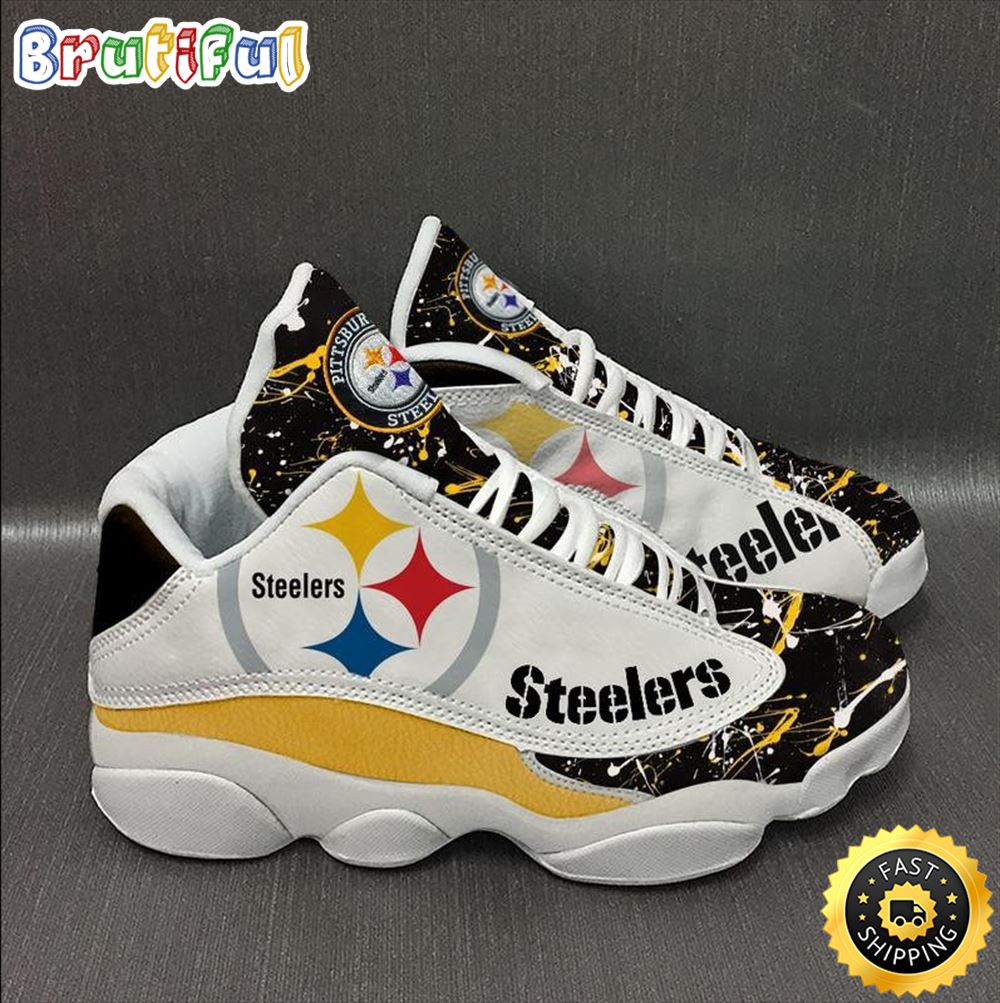 JWFancy Pittsburgh Steelers AJ13 Sneakers Shoes For Men And Women