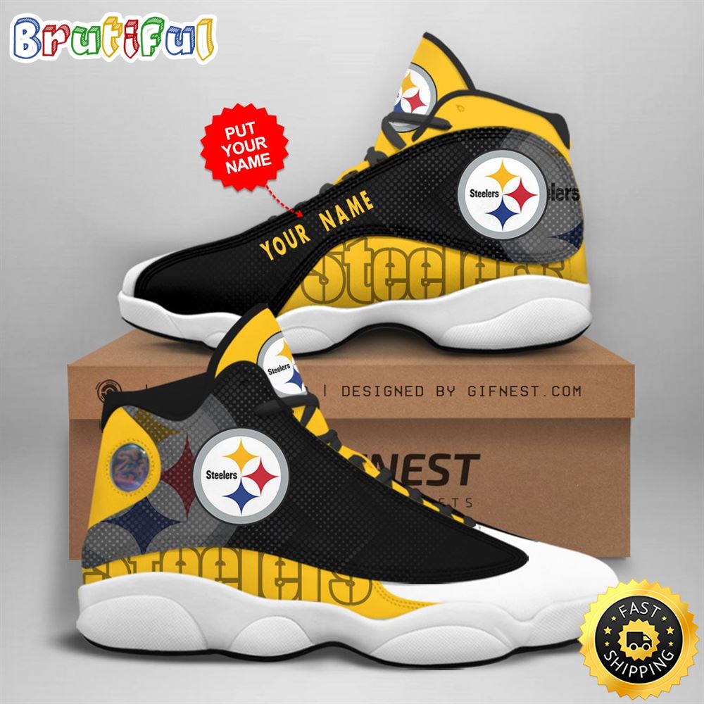JWFancy Pittsburgh Steelers AJ13 Sneakers Shoes For Men And Women