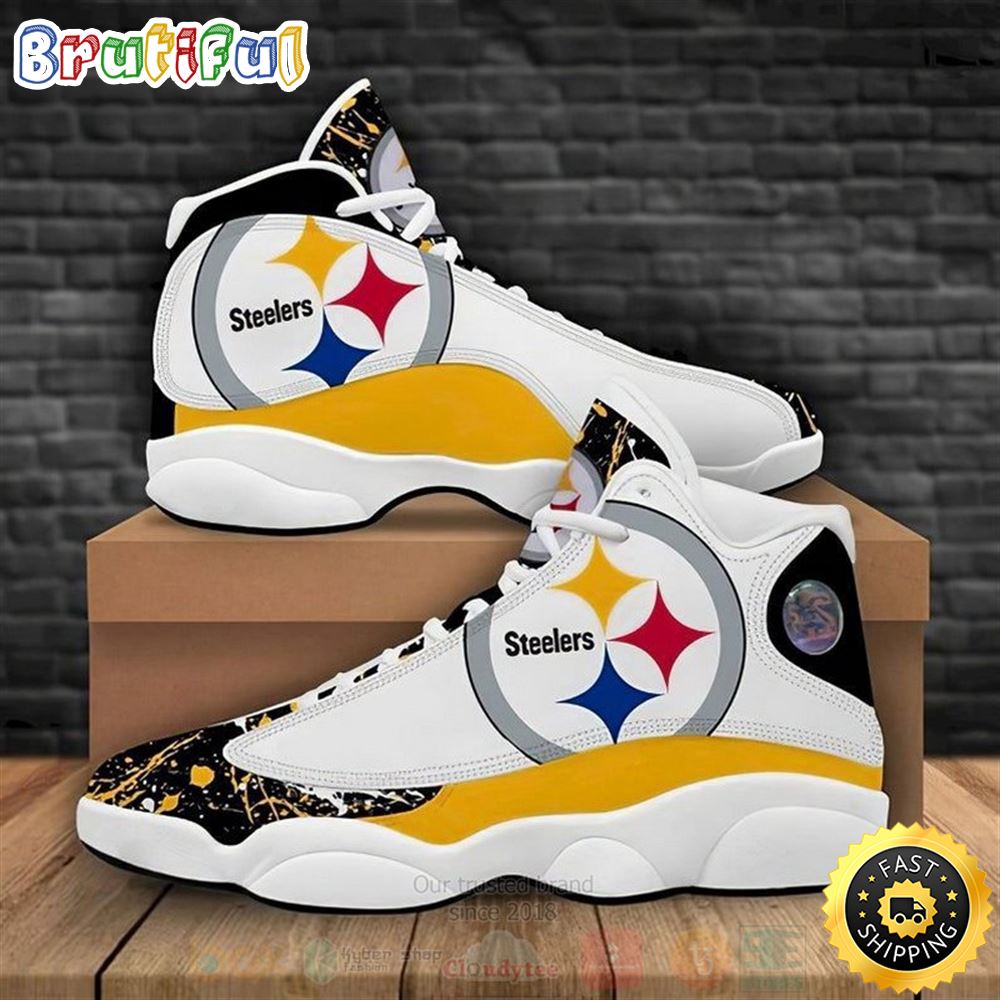 JWFancy Pittsburgh Steelers AJ13 Sneakers Shoes For Men And Women