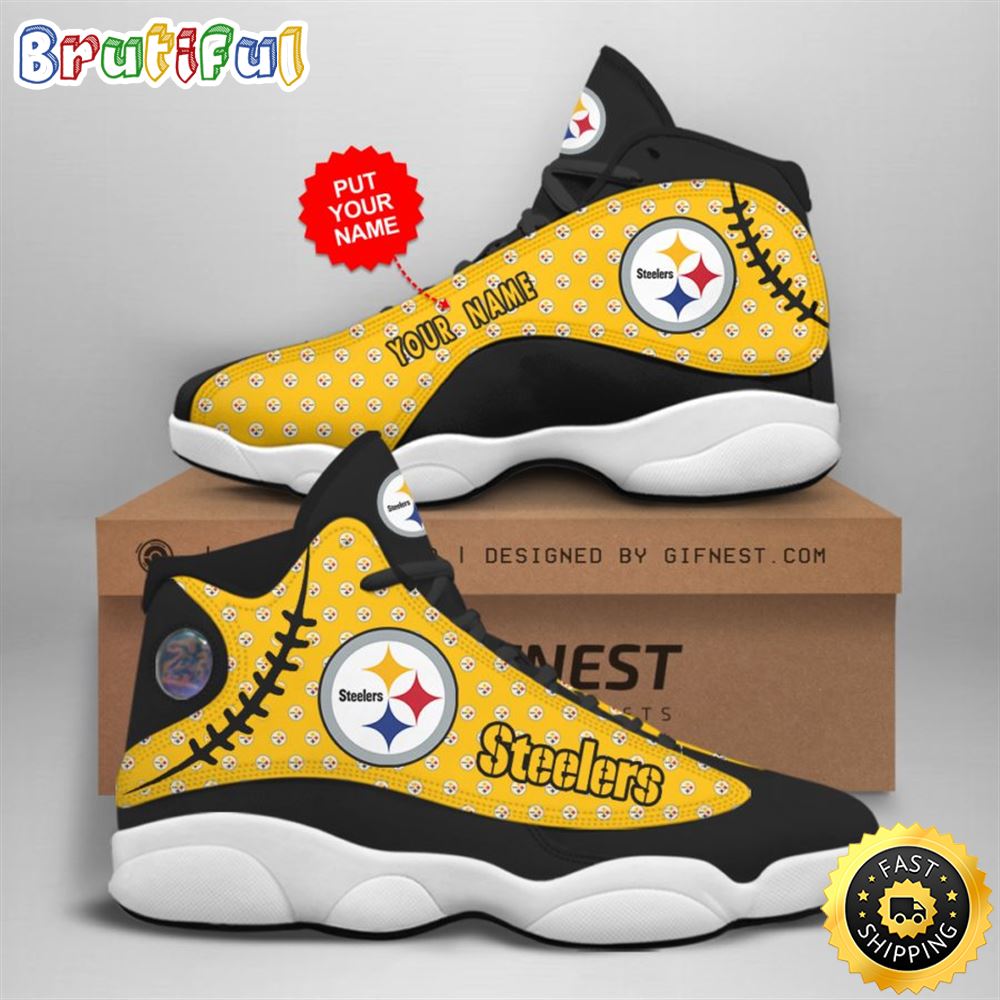 JWFancy Pittsburgh Steelers AJ13 Sneakers Shoes For Men And Women