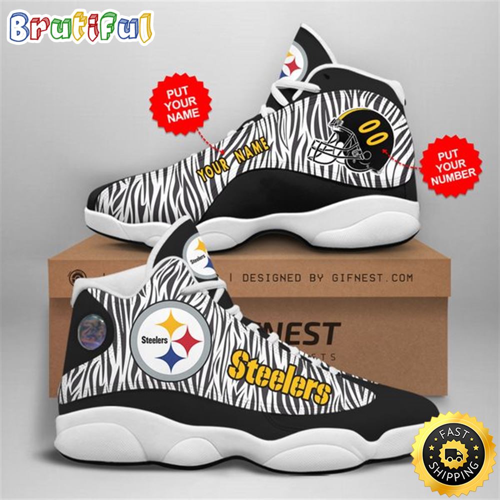 JWFancy Pittsburgh Steelers AJ13 Sneakers Shoes For Men And Women
