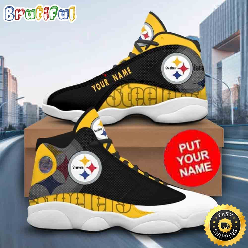 JWFancy Pittsburgh Steelers AJ13 Sneakers Shoes For Men And Women