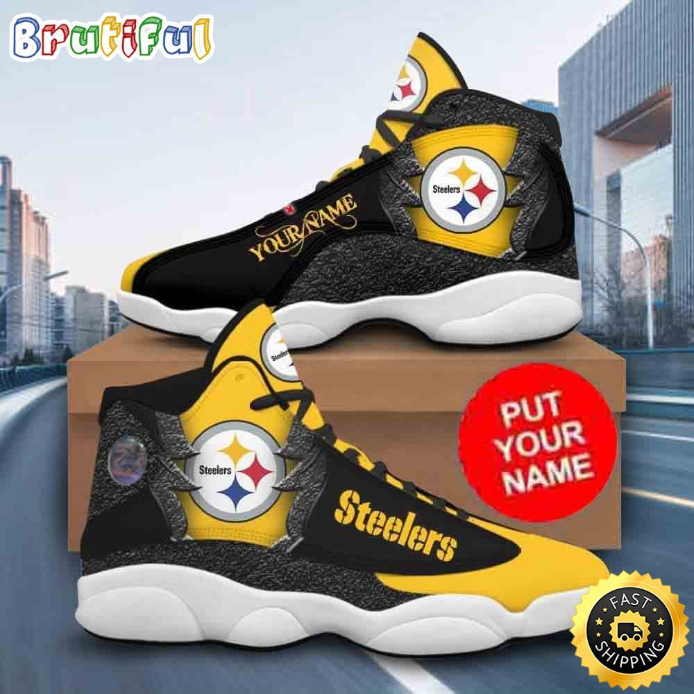 JWFancy Pittsburgh Steelers AJ13 Sneakers Shoes For Men And Women
