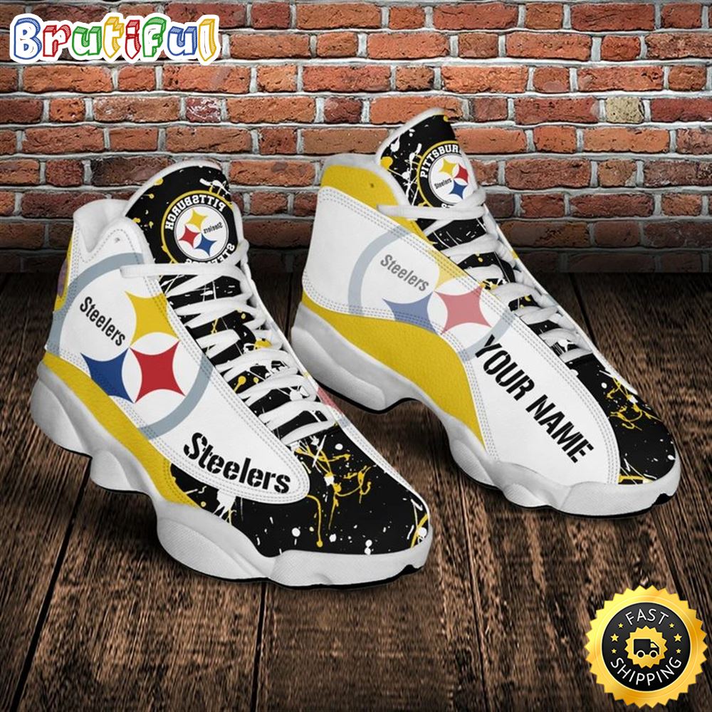JWFancy Pittsburgh Steelers AJ13 Sneakers Shoes For Men And Women