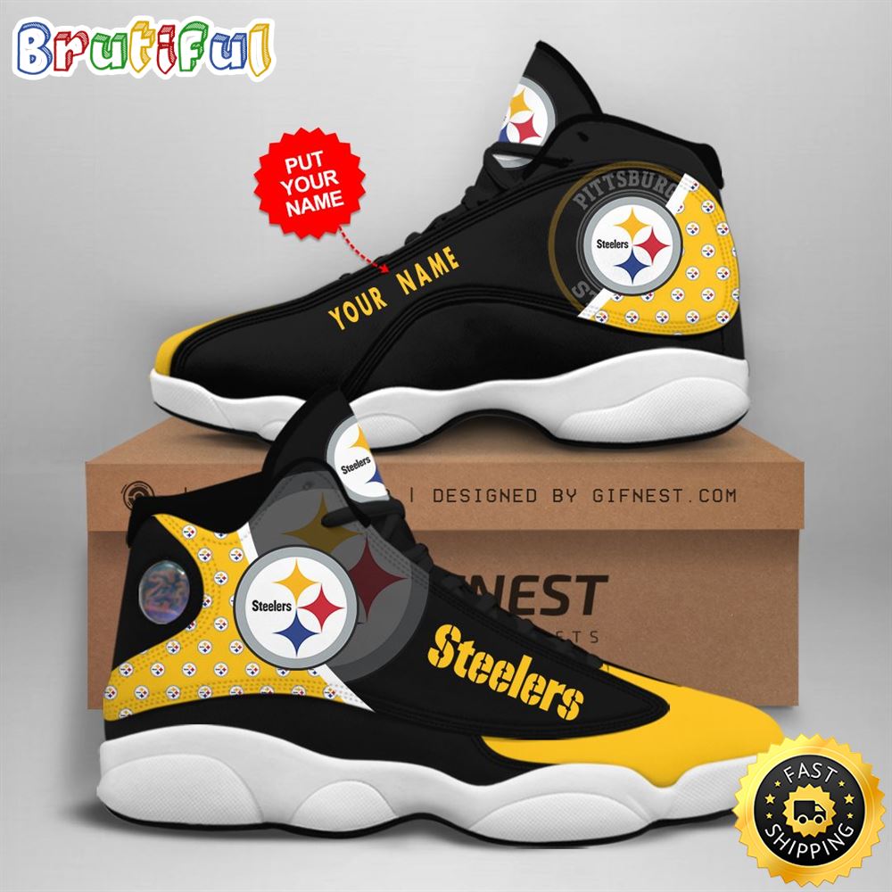 JWFancy Pittsburgh Steelers AJ13 Sneakers Shoes For Men And Women