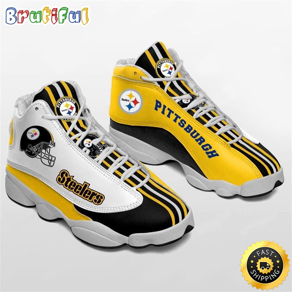 JWFancy Pittsburgh Steelers AJ13 Sneakers Shoes For Men And Women