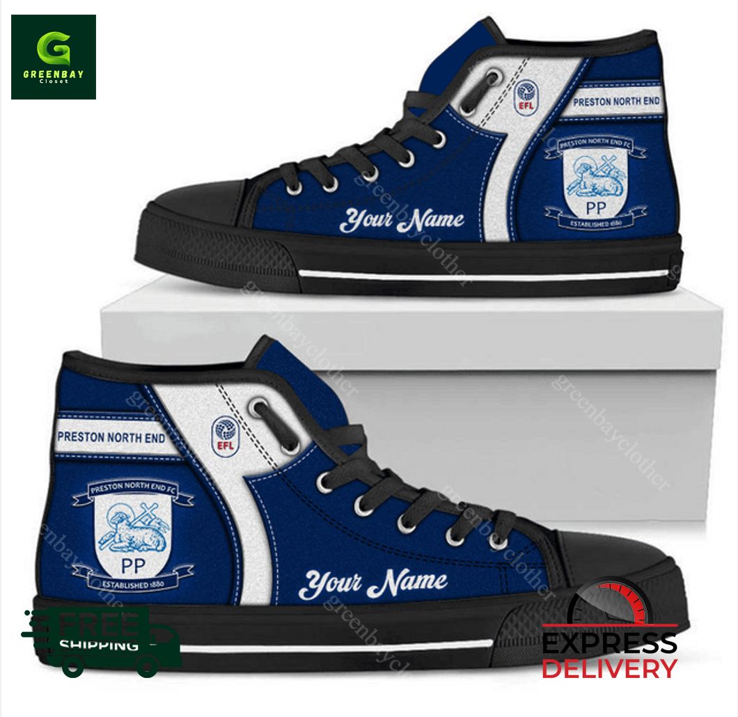 JWFancy Preston North End High Top Canvas Sneakers Shoes For Men And Women