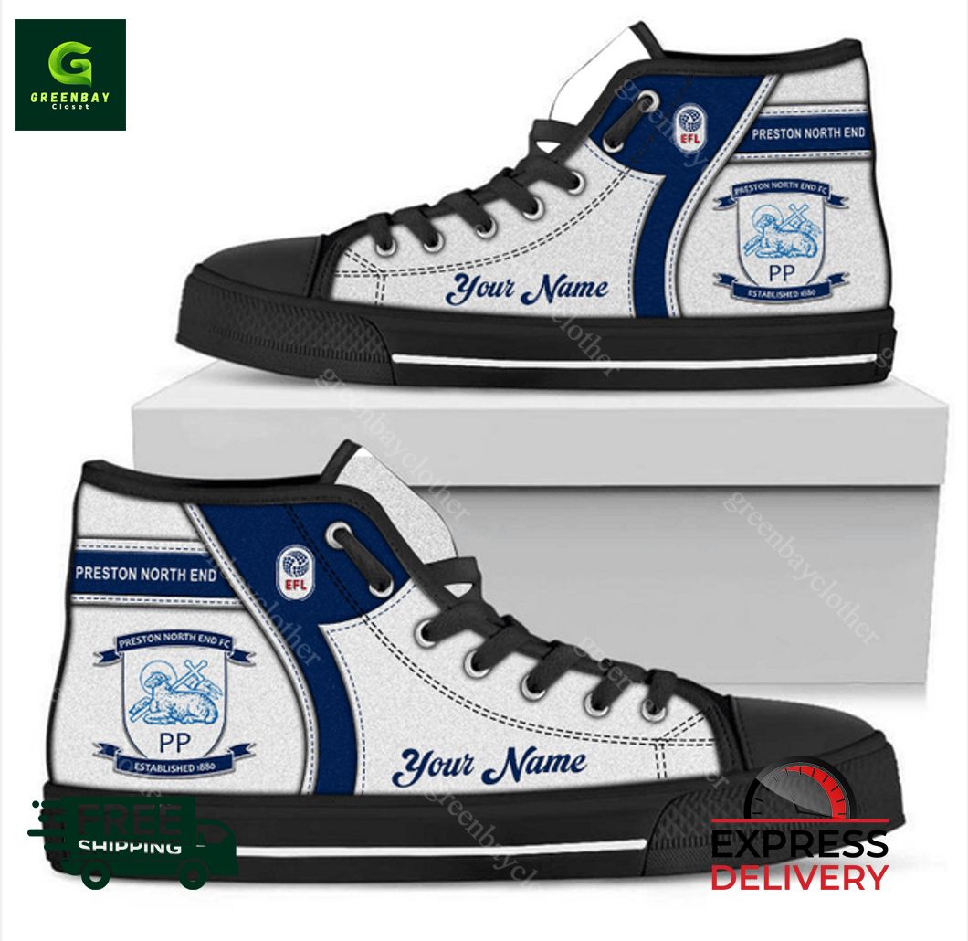 JWFancy Preston North End High Top Canvas Sneakers Shoes For Men And Women