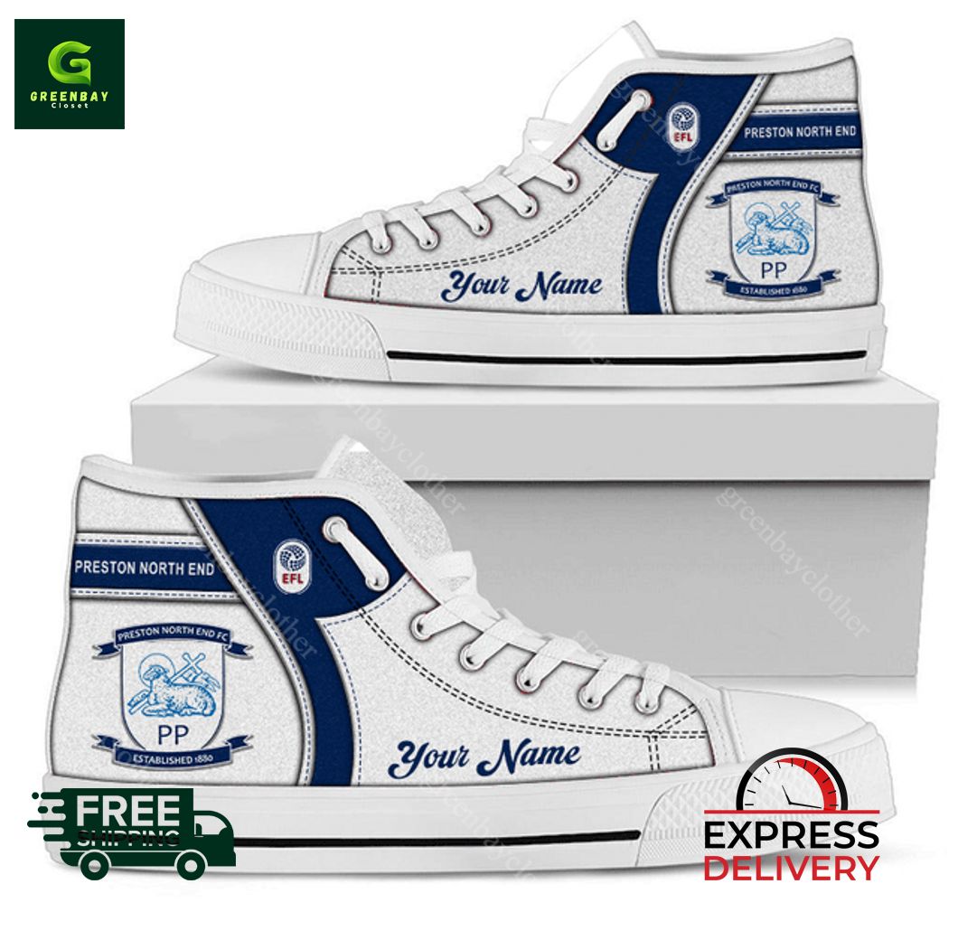 JWFancy Preston North End High Top Canvas Sneakers Shoes For Men And Women