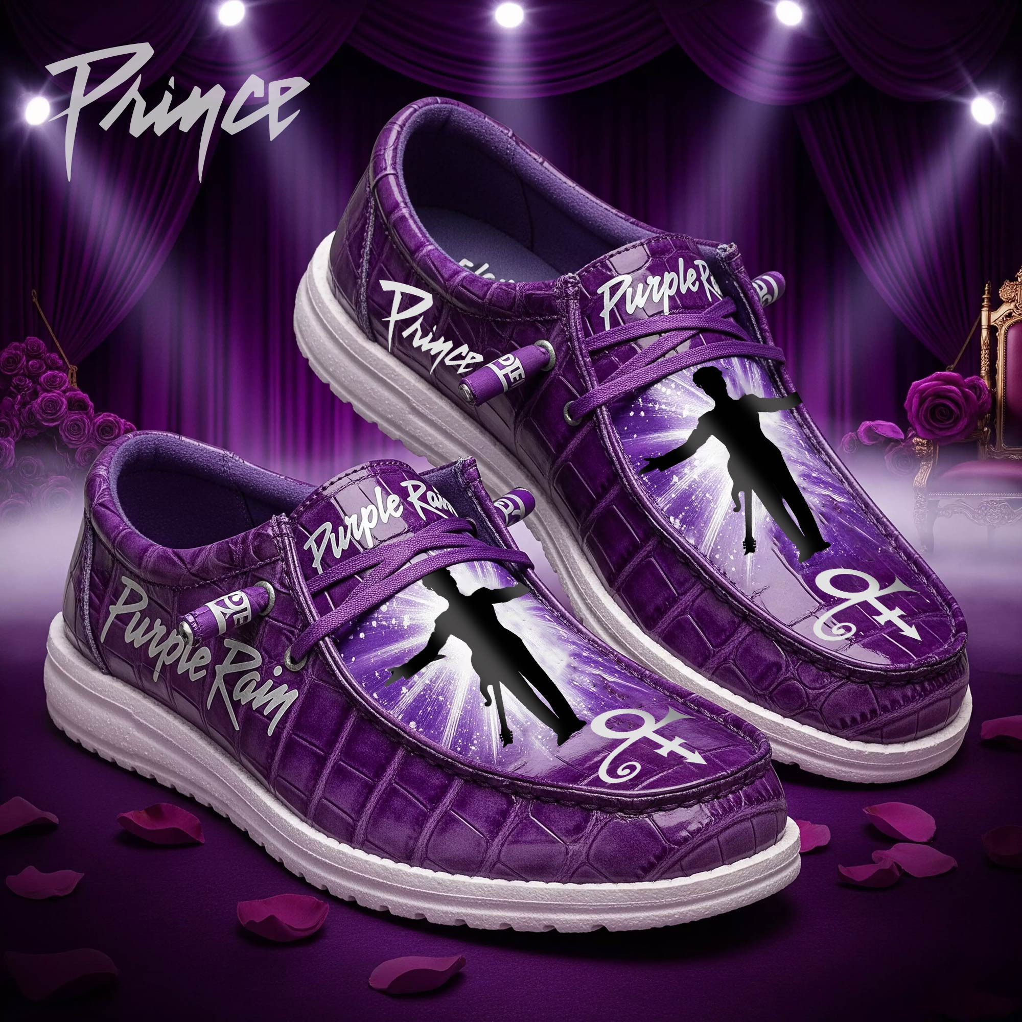 JWFancy Prince Hey Dude Shoes Wally Men’s Lace Up Loafers Comfortable For Men And Women