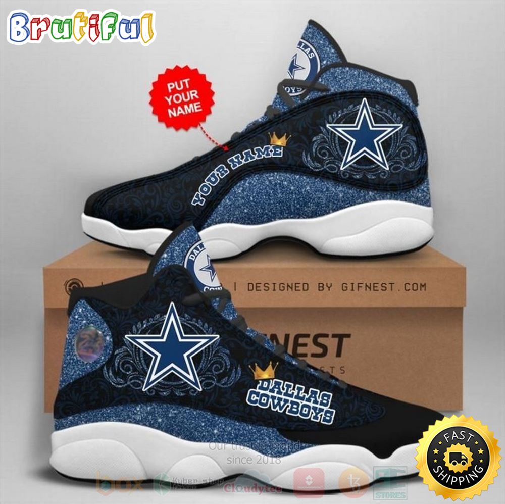 JWFancy Queen Dallas Cowboys AJ13 Sneakers Shoes For Men And Women