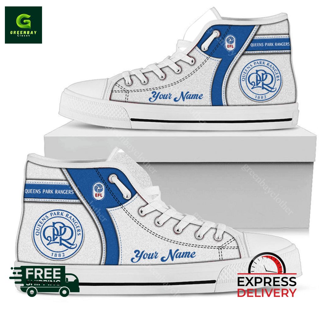 JWFancy Queens Park Rangers High Top Canvas Sneakers Shoes For Men And Women