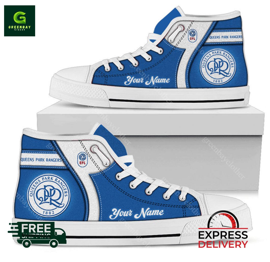 JWFancy Queens Park Rangers High Top Canvas Sneakers Shoes For Men And Women