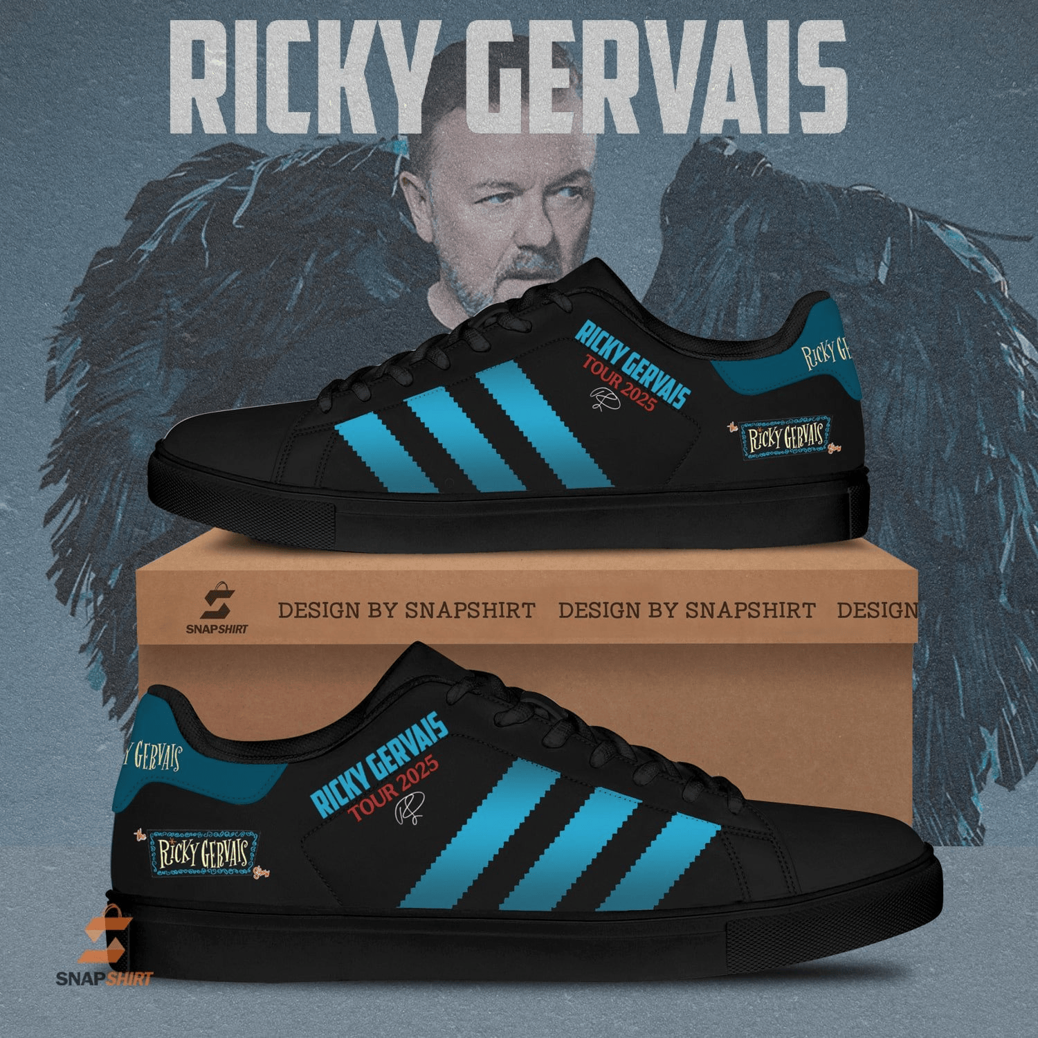 JWFancy Ricky Dene Gervais Skate Stan Shoes Sneakes For Men And Women