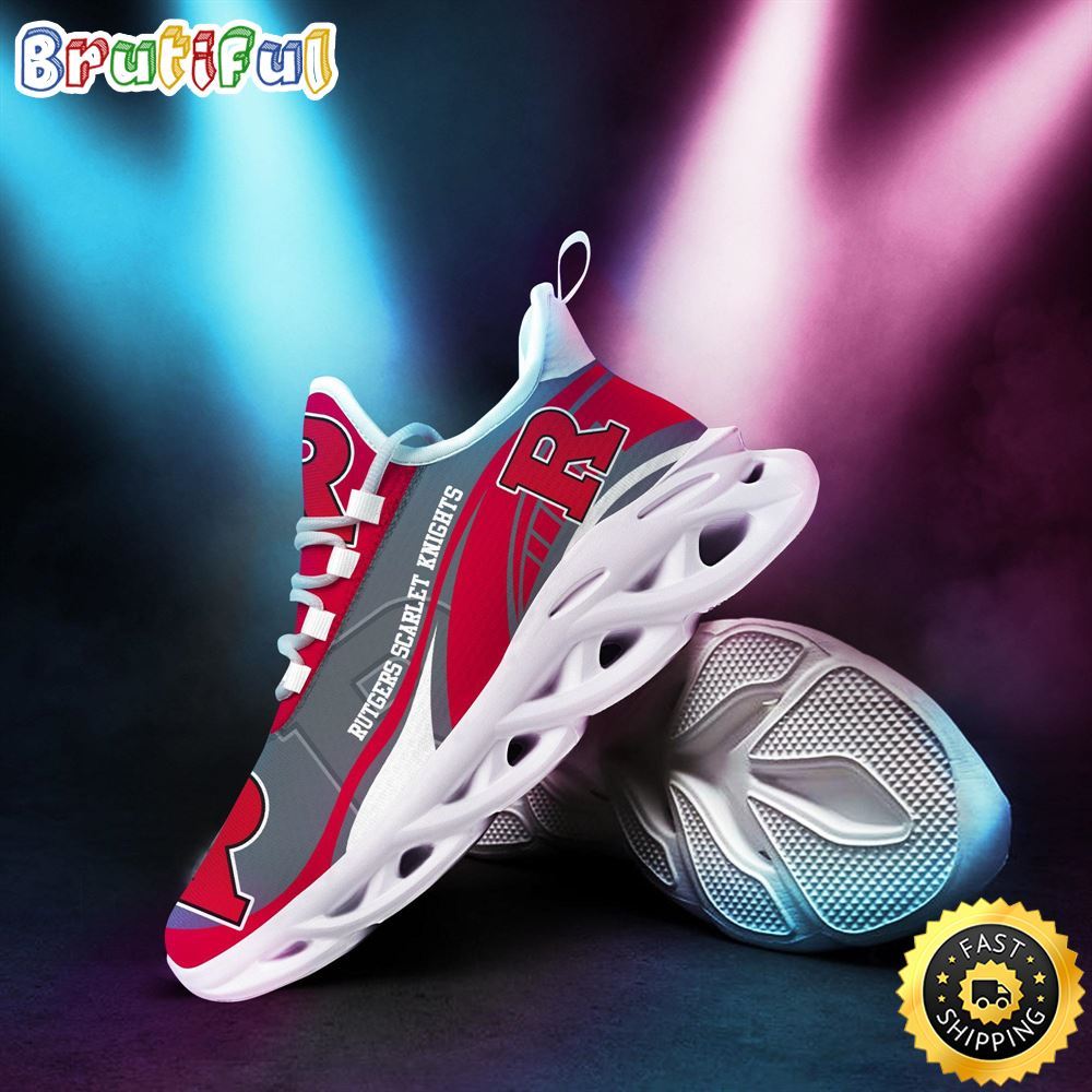 JWFancy Rutgers Scarlet Knights Max Soul Shoes Sneakers For Men And Women