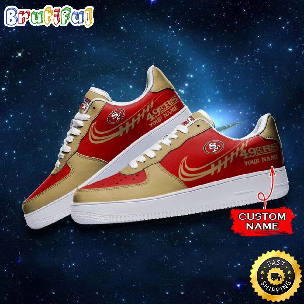 JWFancy San Francisco 49Ers Air Low-Top Sneakers Shoes For Men And Women