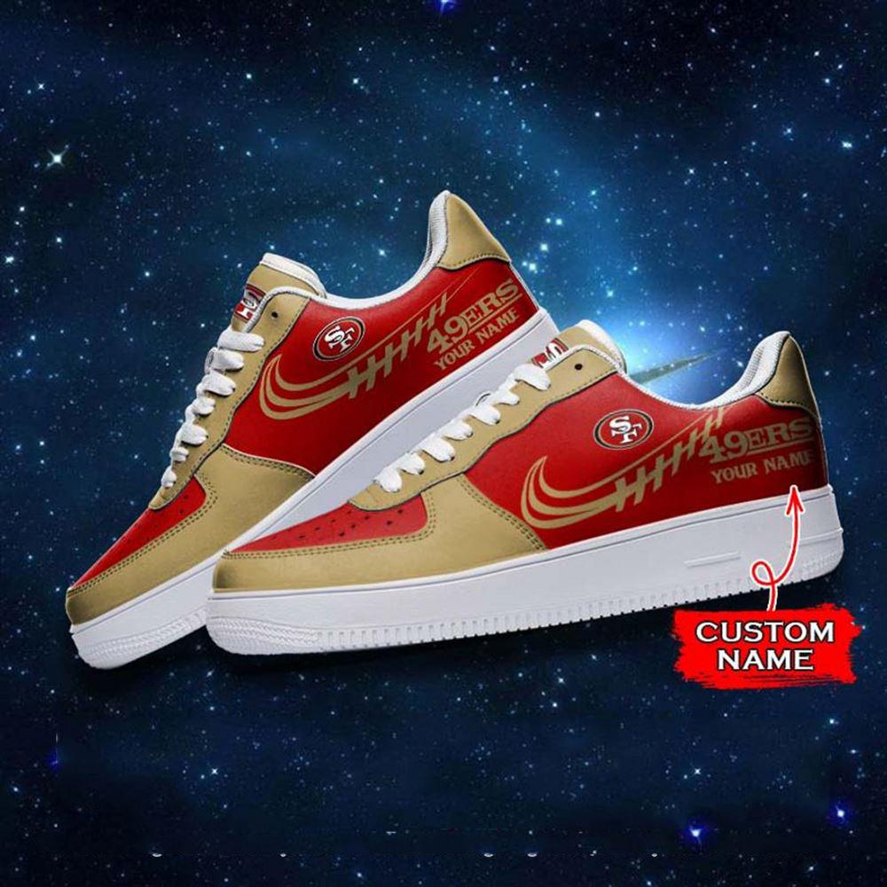 JWFancy San Francisco 49ers  Air Low-Top Sneakers Shoes For Men And Women