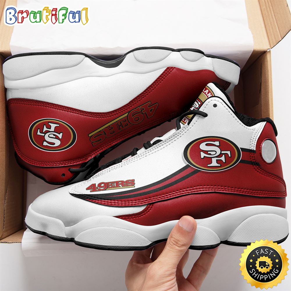 JWFancy San Francisco 49ers AJ13 Sneakers Shoes For Men And Women