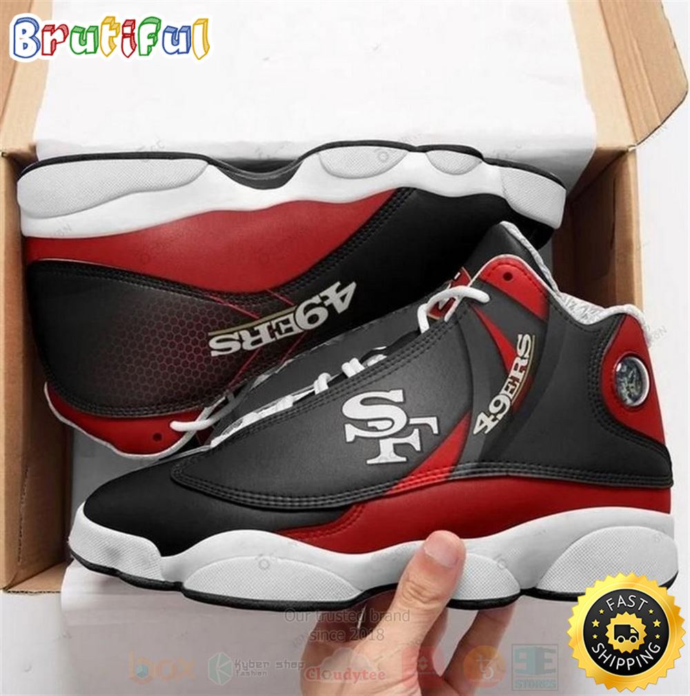JWFancy San Francisco 49Ers AJ13 Sneakers Shoes For Men And Women