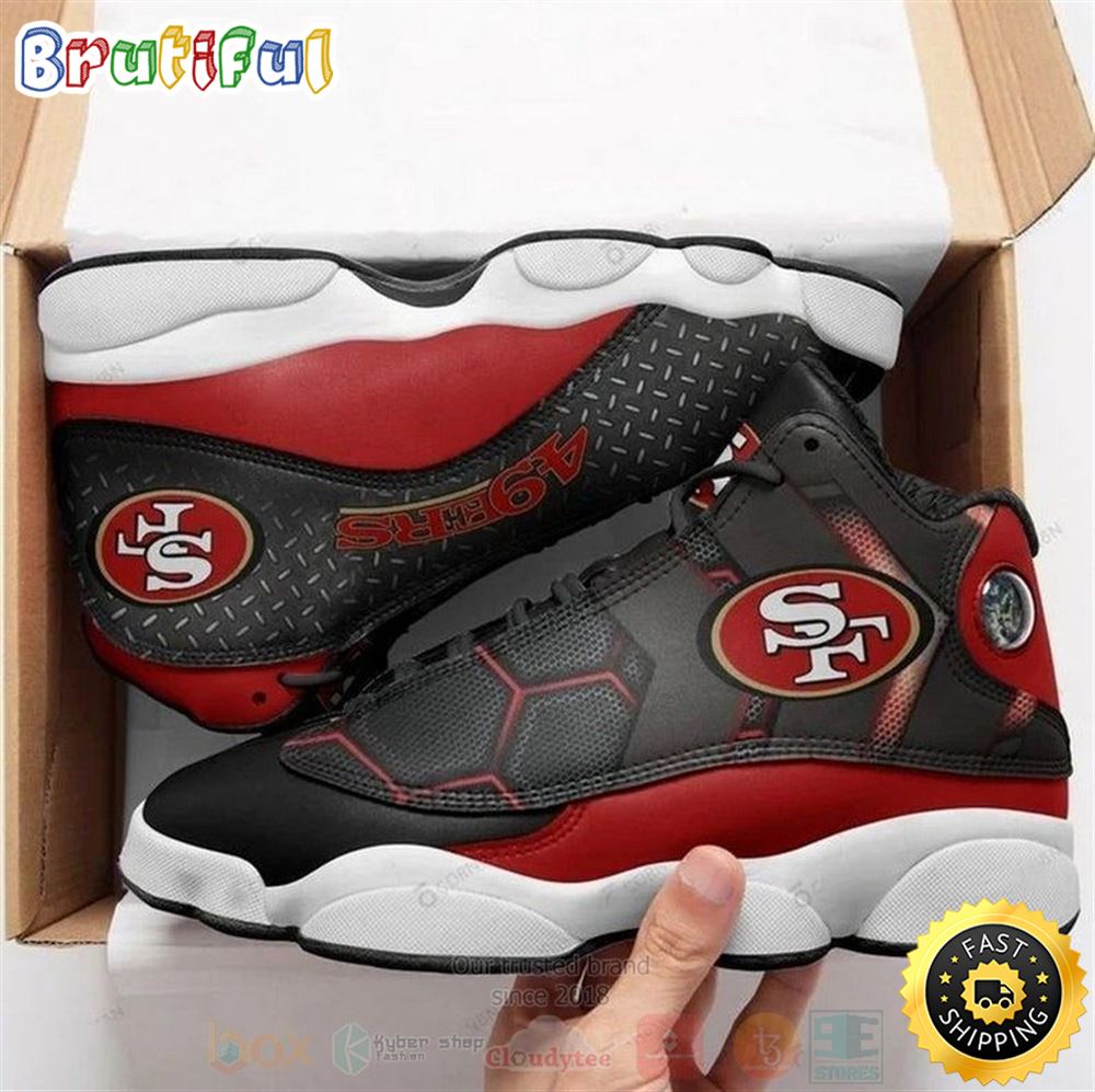JWFancy San Francisco 49Ers AJ13 Sneakers Shoes For Men And Women